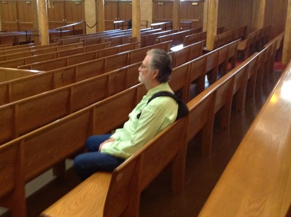 Mark In A Pew Of The Mormon Tabernacle