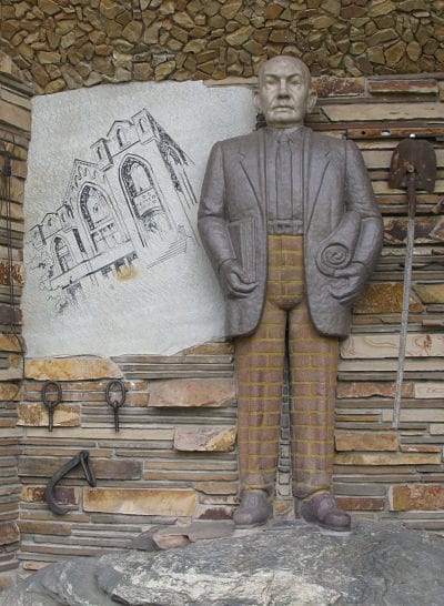 Statue Of Thomas Child Gilgal Garden