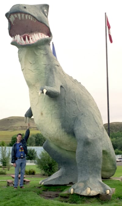 Mike And Tall Friend Drumheller